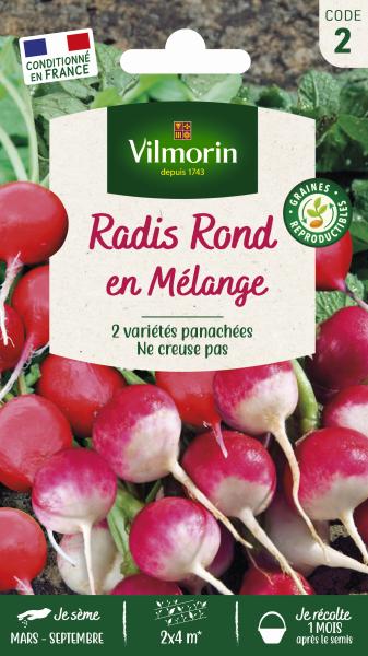 Potagères - Radis Ronds en mélange - PACKAGING_RECTO